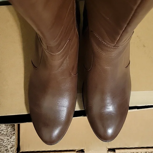 b.o.c Cassie dark brown tall leather boots - Picture 3 of 12